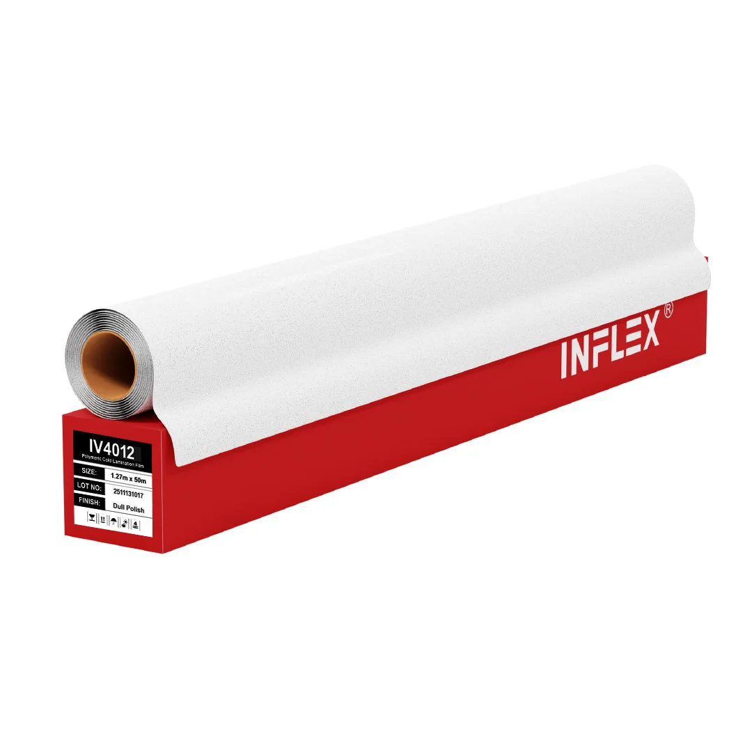 Пленка для широкоформатной печати. INFLEX  - European white vinyl.