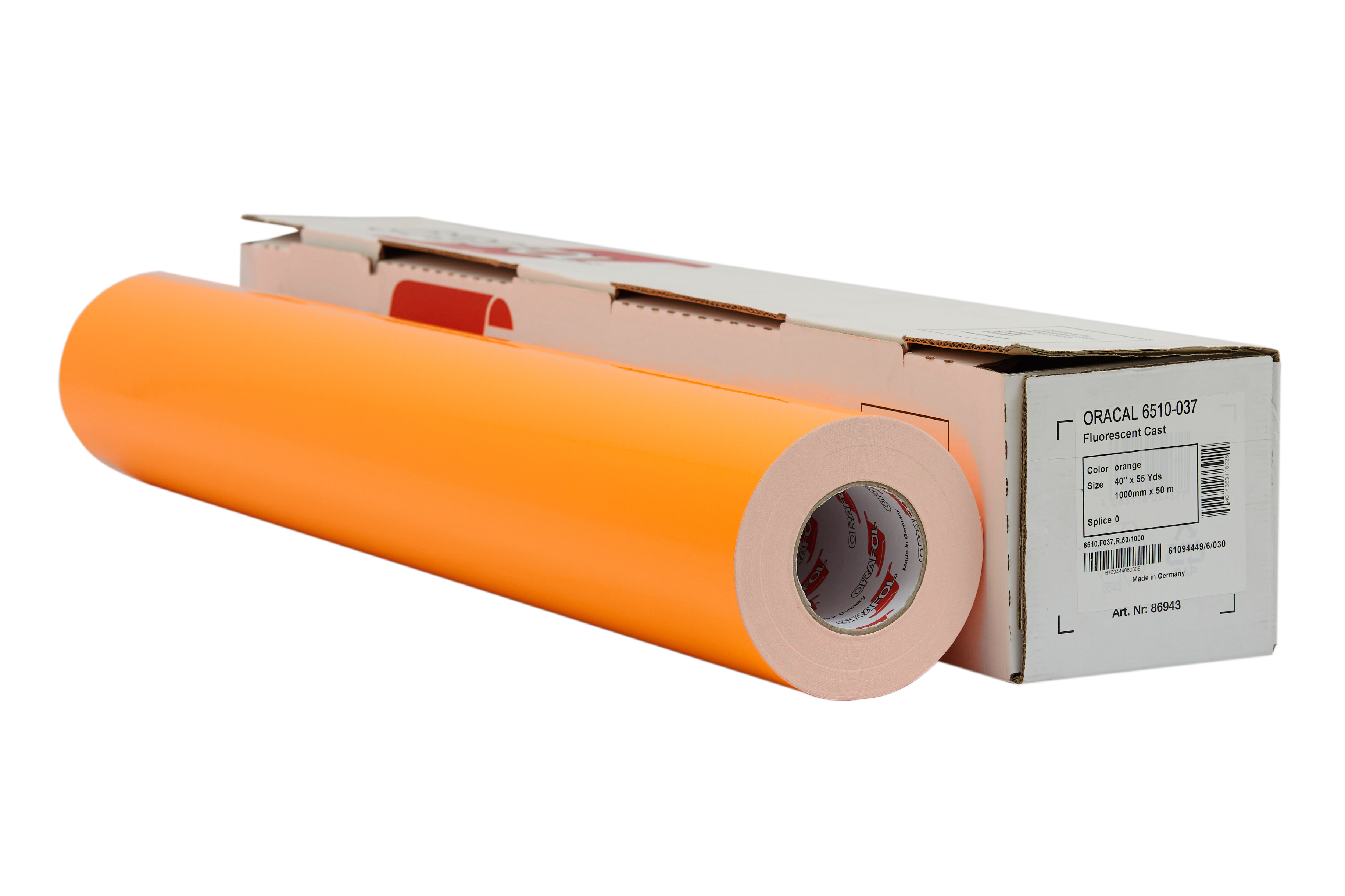 Флуоресцентная самоклеющаяся пленка ORACAL® 6510 Fluorescent Cast